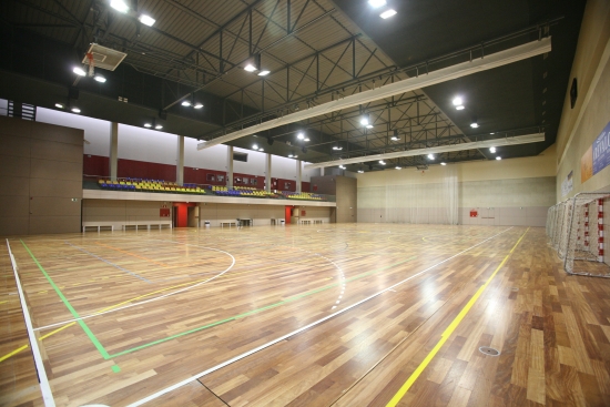 Pabellón polideportivo en Av. Línea eléctrica-Cornellà