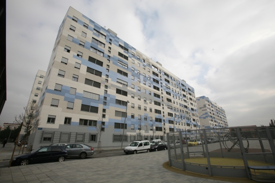 Rehabilitació façana en Plaça de la Fontsanta, Cornellà